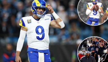 Matthew Stafford must vanquish ugly history in blistering Chicago cold to keep Rams' season alive