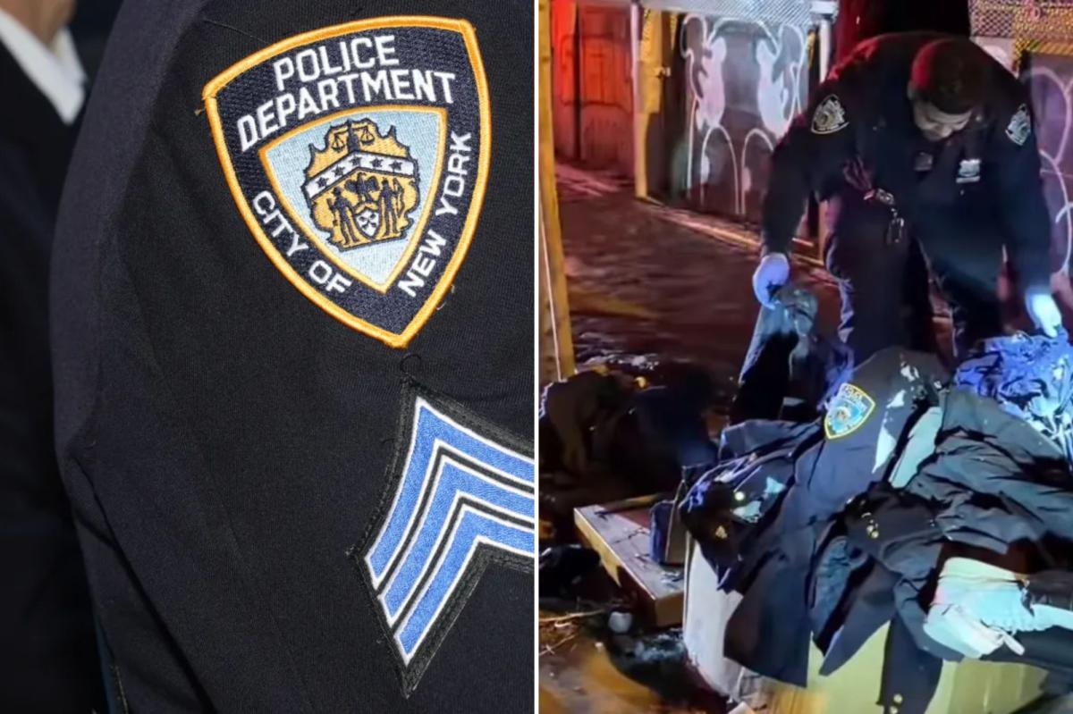 NYPD uniforms found stuffed in box on NYC street, sparking mystery