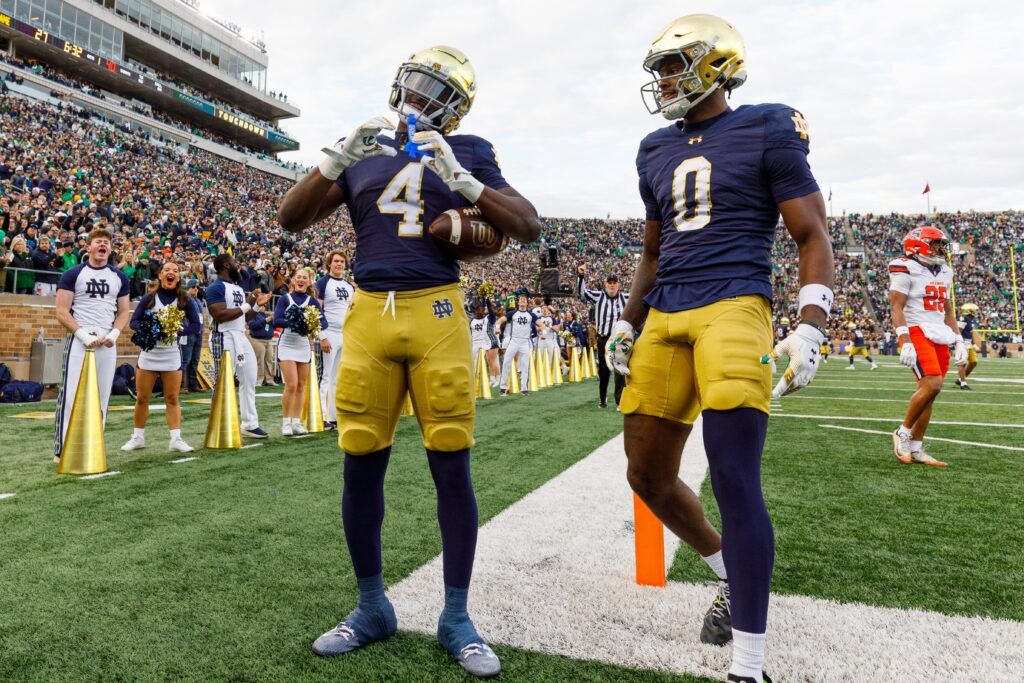 Notre Dame RB Jeremiyah Love Predicted to Land With the Dallas Cowboys in 2026 NFL Draft