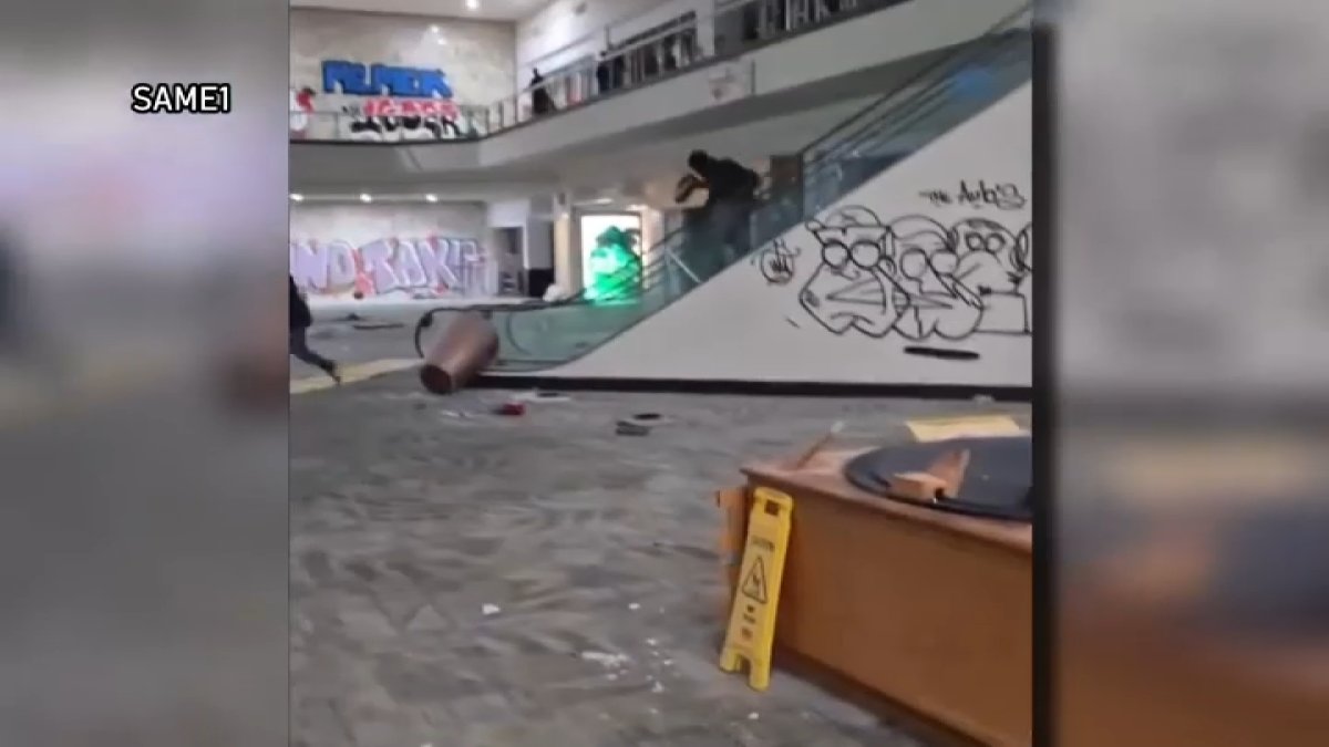 Empty Westminster Mall overtaken by vandalism – NBC Los Angeles