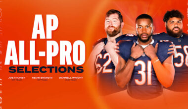 Three Bears players earn AP NFL All-Pro honors