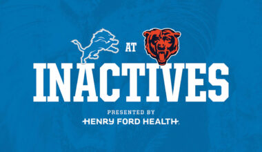 Detroit Lions vs. Chicago Bears