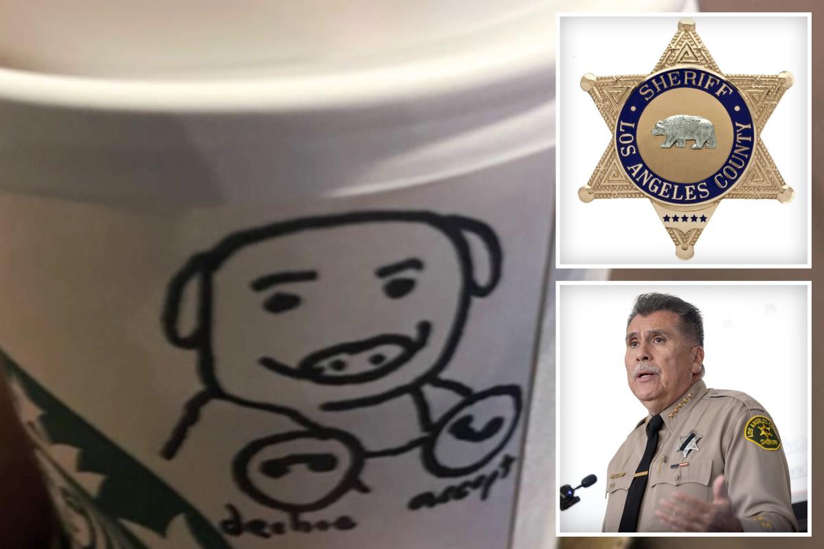 Starbucks roasted after barista hands LA cop 'extremely offensive' image