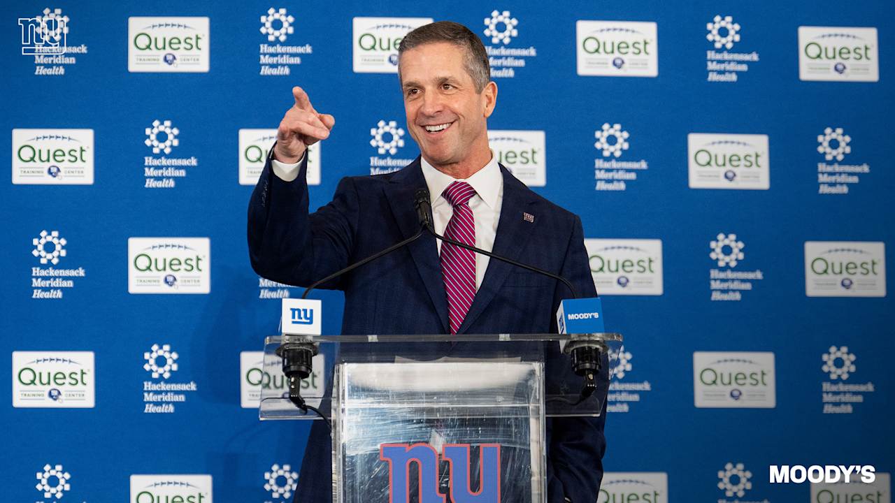 John Harbaugh lays out vision for New York 'Football' Giants