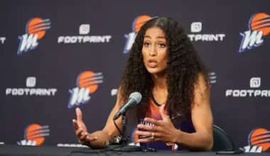 WNBA's Skylar Diggins: sky-high slit marks sizzling turn in skin-baring gown image