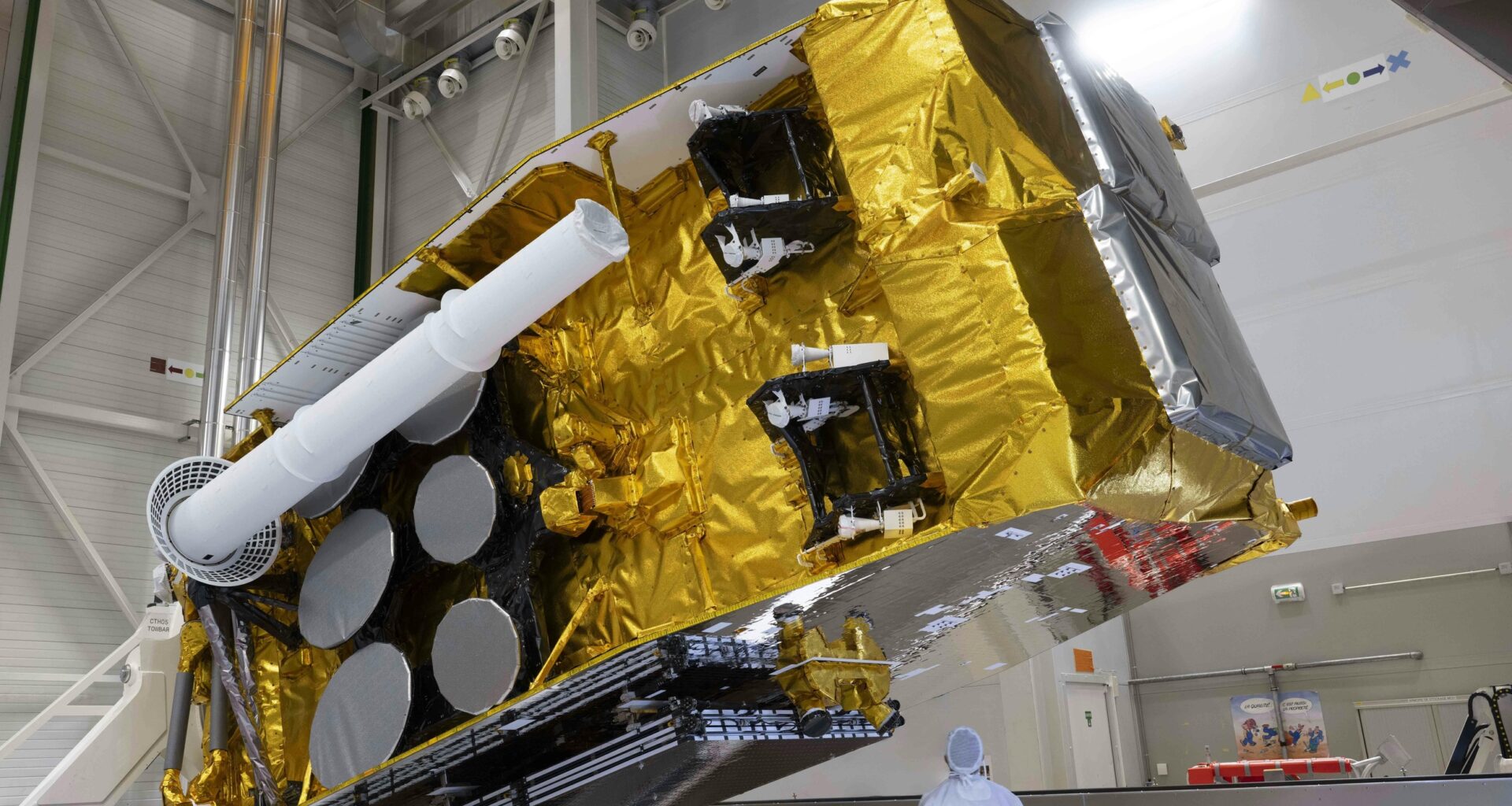 New Spanish communications satellite suffers ‘space particle’ impact