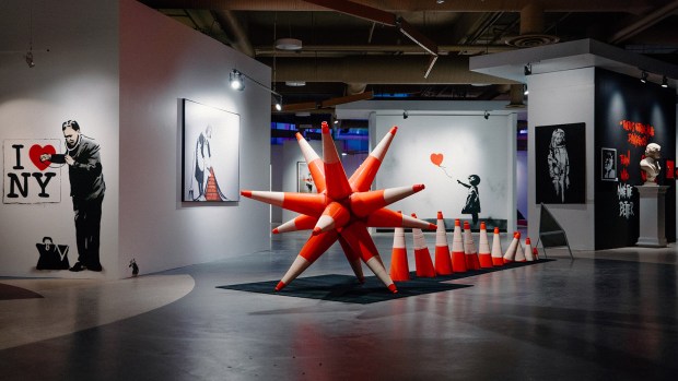 "The Art of Banksy: Without Limits" opens Jan. 30 at the Del Mar Fairgrounds' Activity Center. (The Art of Banksy)