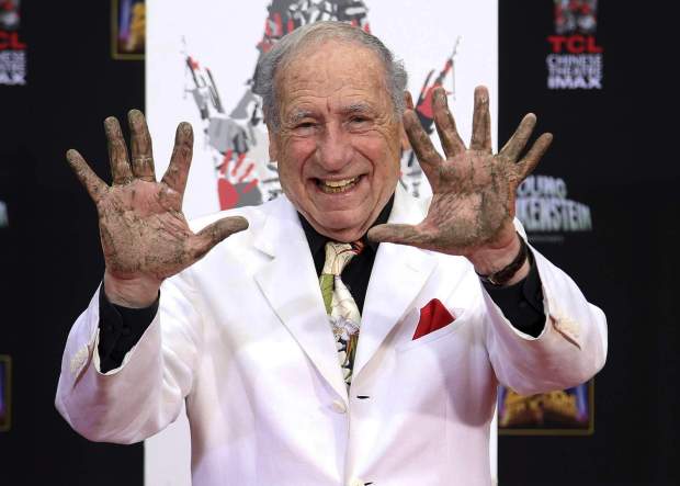 Mel Brooks, seen here at Grauman's Chinese Theatre in 2014, is the subject of a new HBO documentary. (AP)