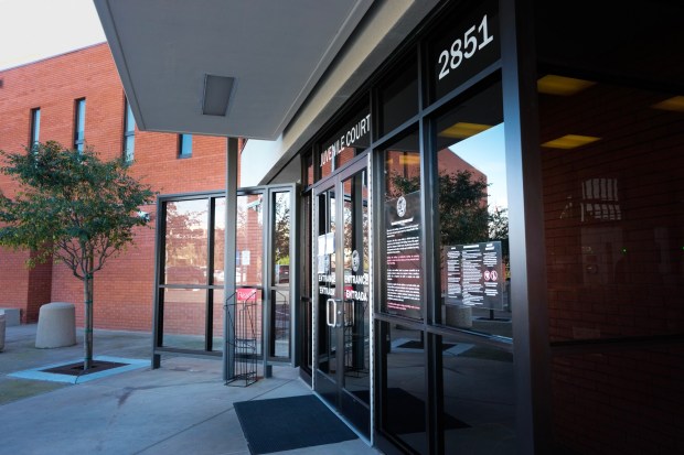 The main entrance to the Juvenile Court in San Diego. (Nelvin C. Cepeda / The San Diego Union-Tribune)
