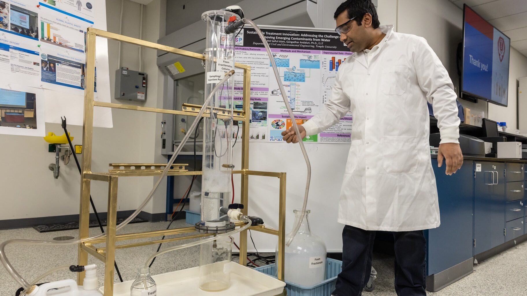 Temple researchers remove PFAS with alternative method