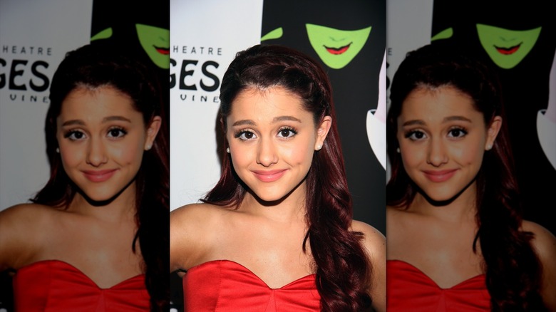 Ariana Grande at the Los Angeles premiere of 