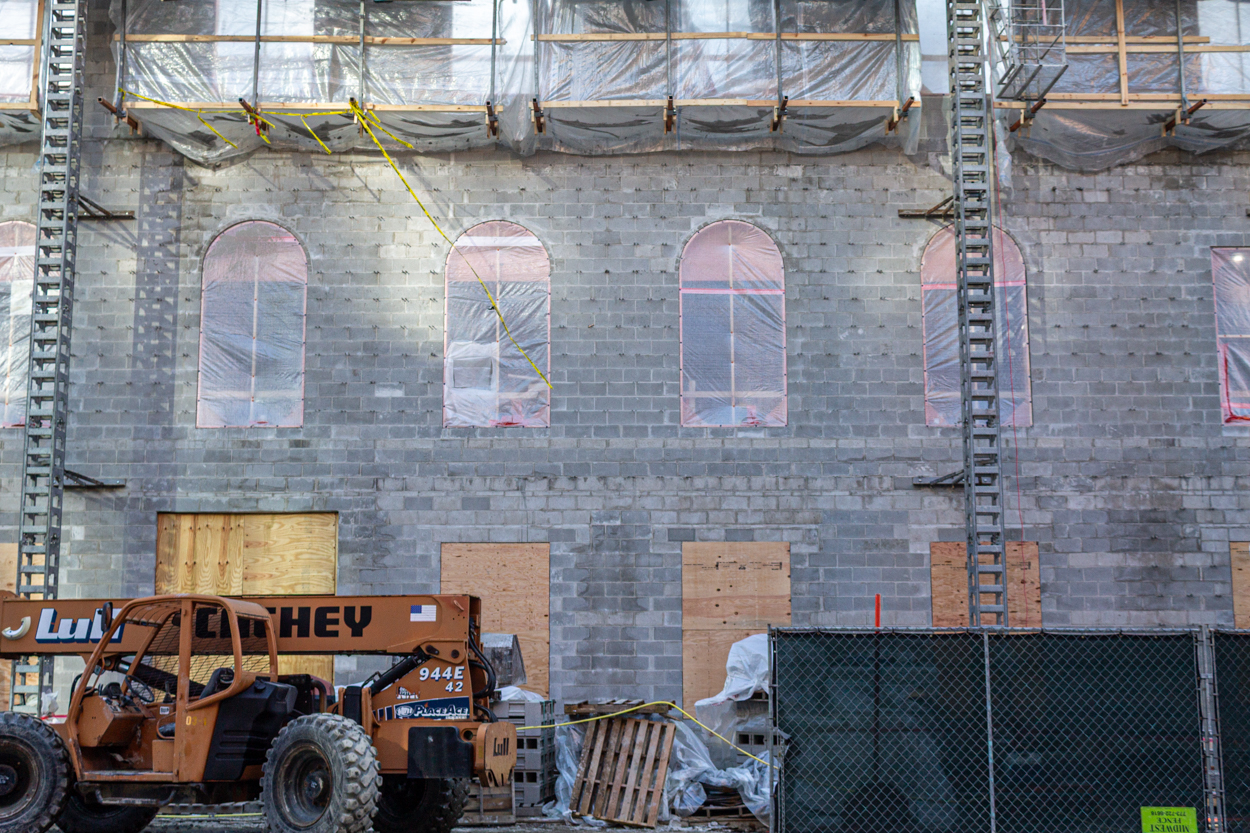 The Lake social club January 2026 construction progress