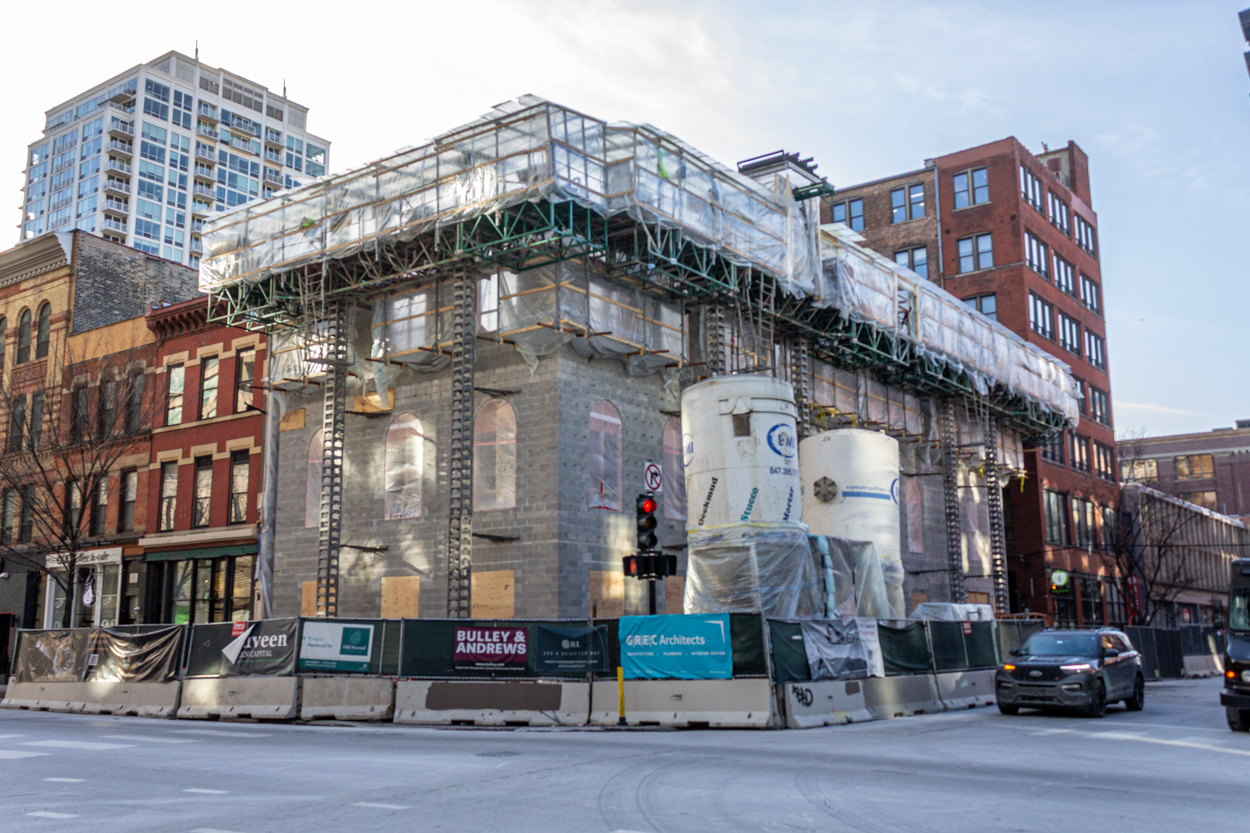 The Lake social club January 2026 construction progress