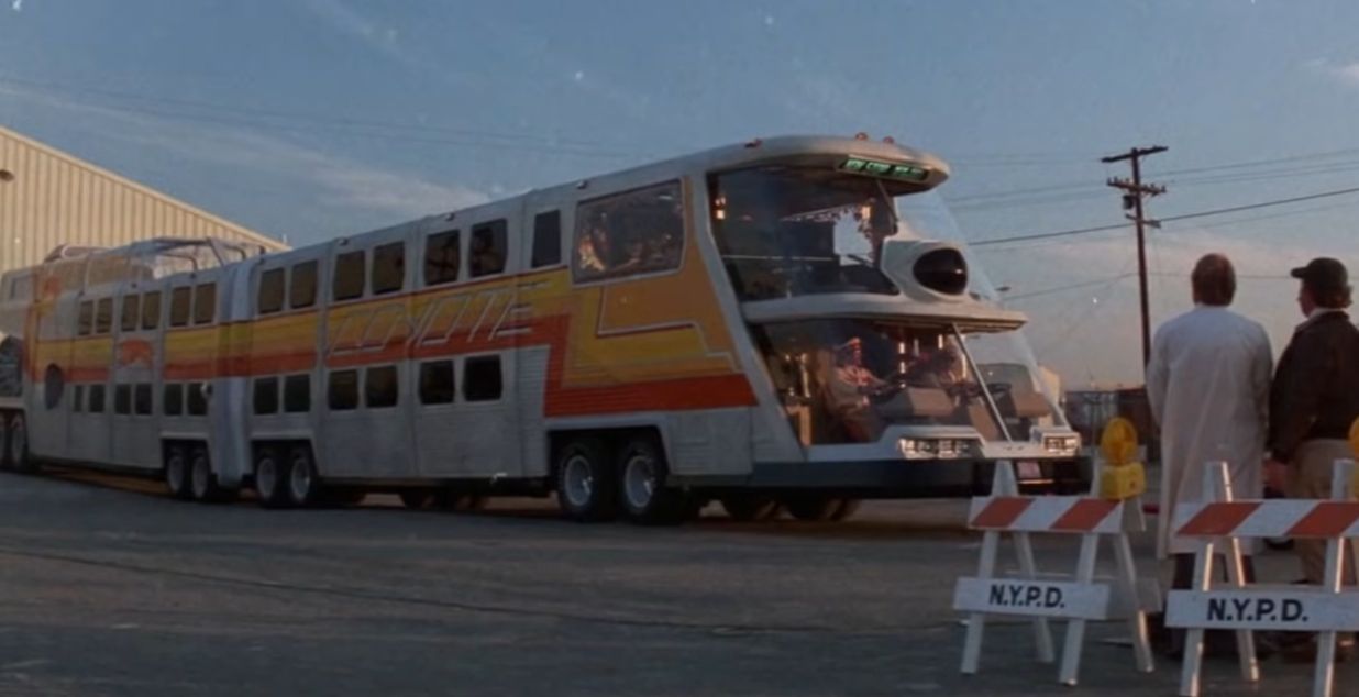 The Full-Sized 32-Wheeled, Articulated Bus Built For A 1976 Movie