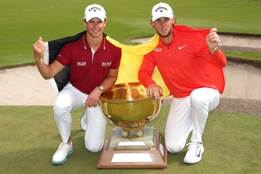 Thomas Detry and Thomas Pieters won the World Cup of Golf for Belgium in 2018.