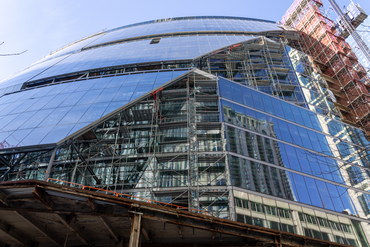 Thompson Center Google exterior renovation January 2026 update