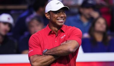 Tiger Woods addressed the Brooks Koepka news after his Jupiter Links team lost to New York in TGL.