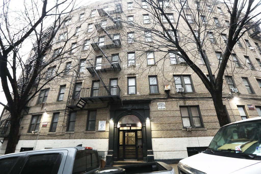Exterior of the Bronx apartment building where Susan Longton was found.