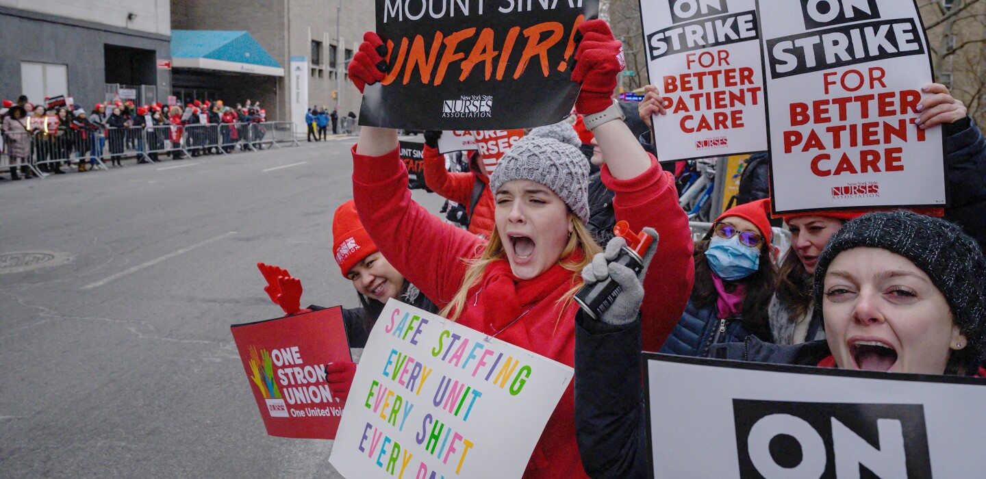 Nearly 15,000 New York City Nurses Went on Strike
