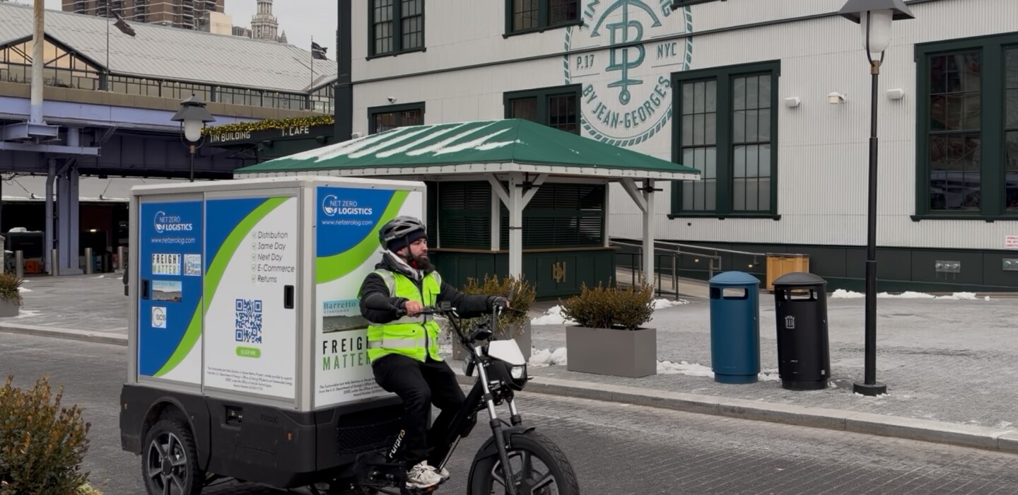Can Delivery Trucks Be Replaced by Ferries and Bikes?