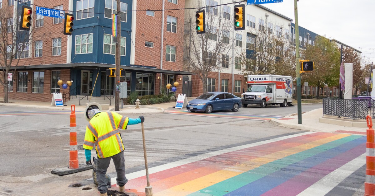 San Antonio begins to remove rainbow crosswalk, will preserve vestiges of it