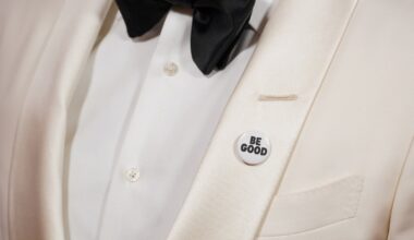 Celebrities wear pins protesting ICE at the Golden Globes : NPR