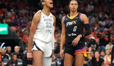 Wilson's last-second jumper gives Aces 3-0 lead over Mercury in WNBA Finals