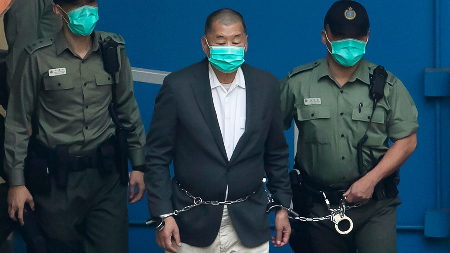 Democracy advocate Jimmy Lai will be sentenced in Hong Kong