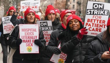 New York City nurses on strike resume negotiations with hospitals