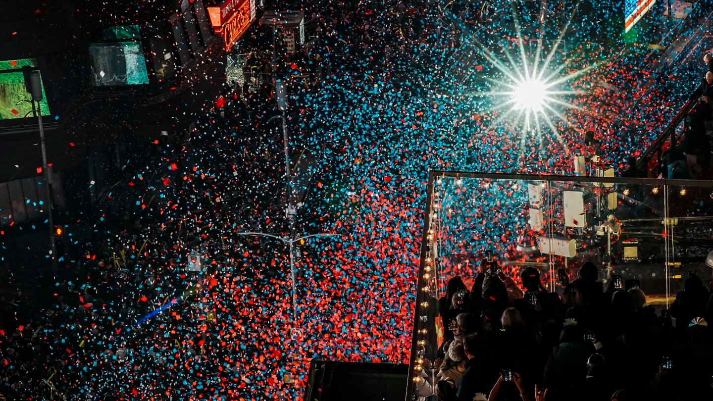 Photos of New Year's celebrations across the globe
