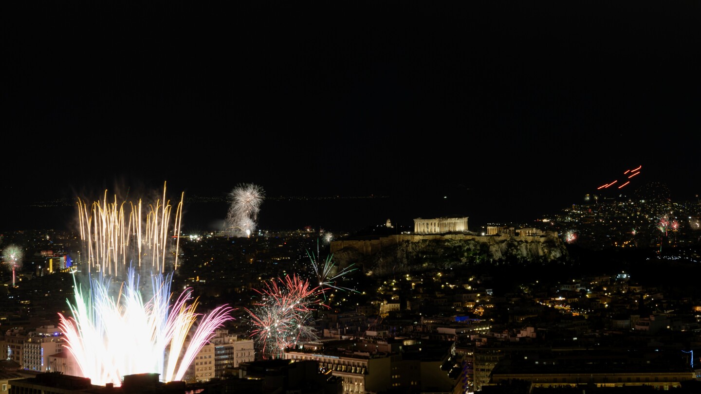 Ditching noisy fireworks at New Year, Athens and Nicosia embrace tech with drone shows