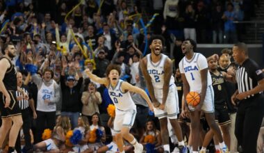 Donovan Dent, Tyler Bilodeau lead UCLA to upset of No. 4 Purdue