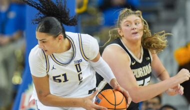 UCLA women dominate in near 50-point rout of Purdue
