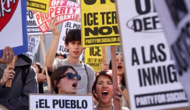 Students walk out of L.A. County schools, calling for 'ICE out of L.A.'