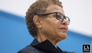 L.A. Mayor Bass sharply criticizes Minneapolis shooting; protest begins on Olvera Street