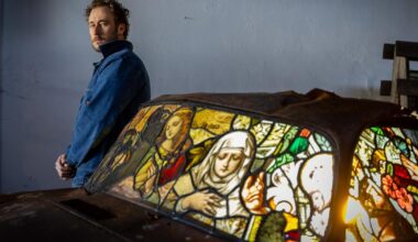 This artist turned burned Porsches from the L.A. fires into symbol of hope