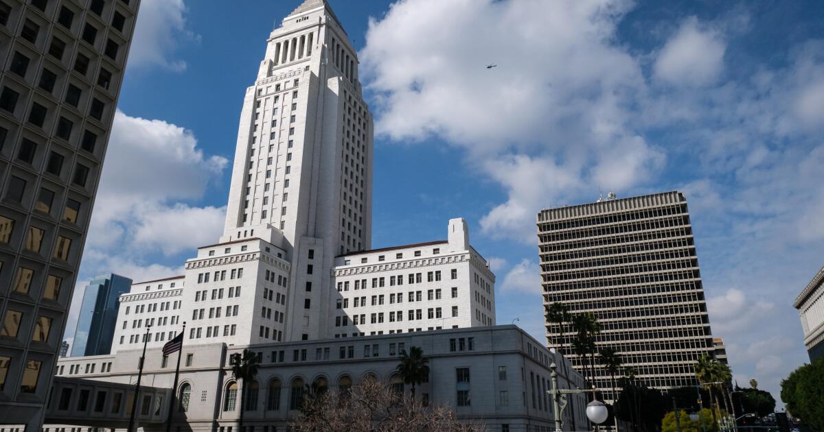 L.A. City Hall rotunda, windows, menorah display damaged in break-in
