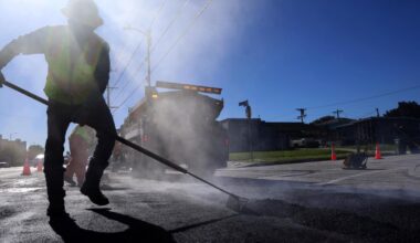 L.A. is awash in potholes after record rains, making commutes ever more treacherous