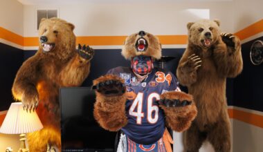 How a mild-mannered suburban Chicago delivery driver transforms into a well-known Bears superfan