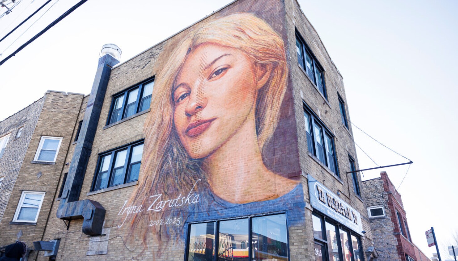 Mural of slain Ukrainian refugee, effort funded by Elon Musk, appears in Chicago