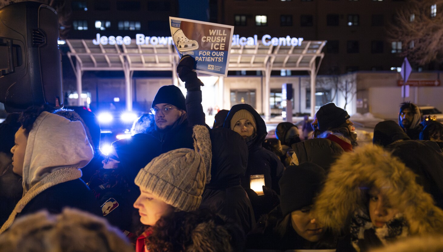 Nurses honor Alex Pretti, call for abolition of ICE and general strike in Chicago