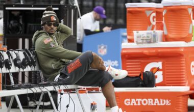 Andrew Berry: Right now, we anticipate Deshaun Watson being on the team in 2026