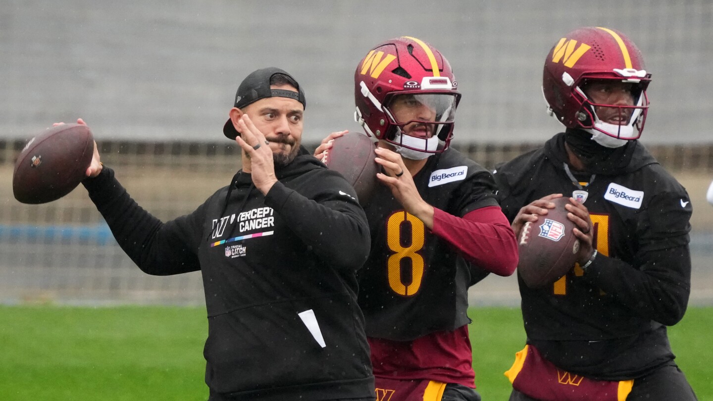 Report: Commanders QB coach David Blough a candidate for Lions offensive coordinator