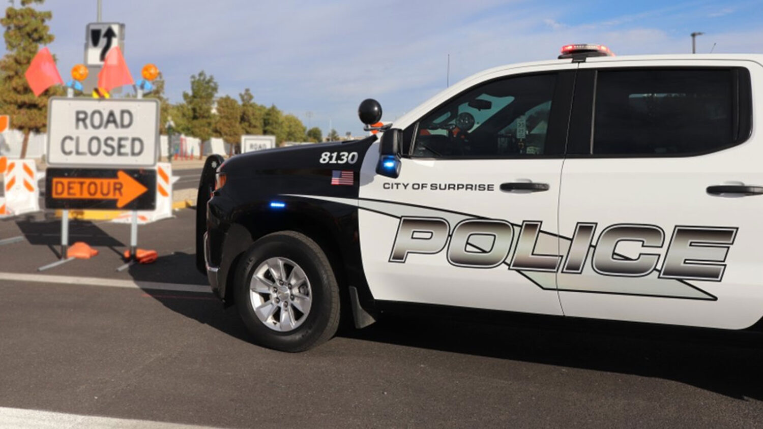 US 60/Grand Avenue was closed in both directions in Surprise after a crash Friday morning. (Surpris...