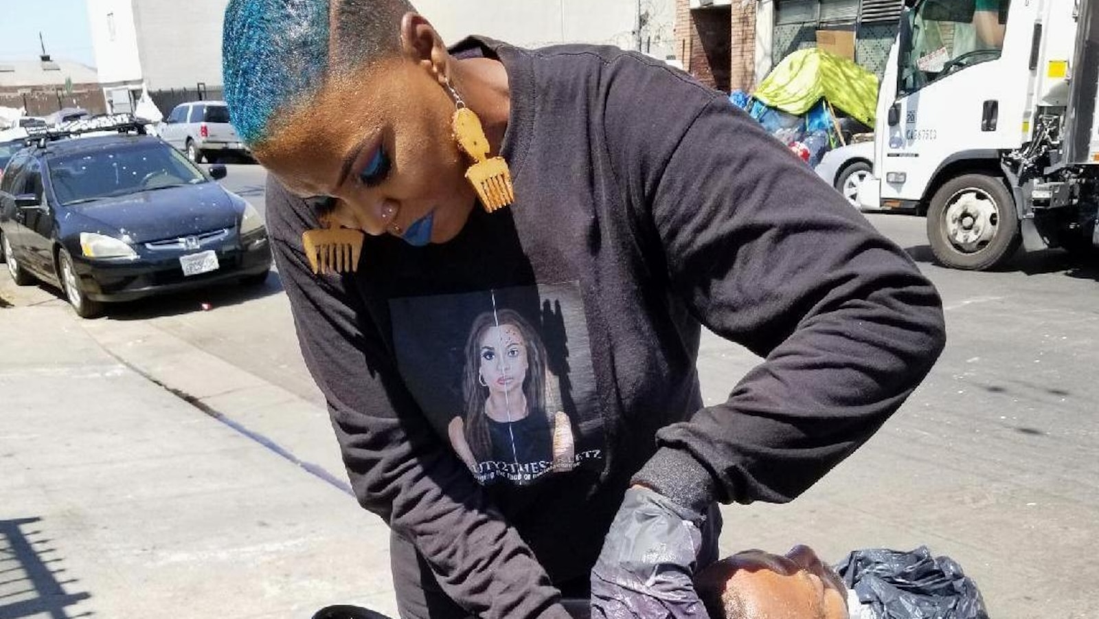 TikTok star Shirley Raines, known for bringing meals and respect to people on Skid Row, dies at 58