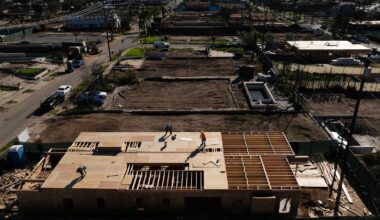 A year after LA-area wildfires destroyed thousands of homes, fewer than a dozen have been rebuilt