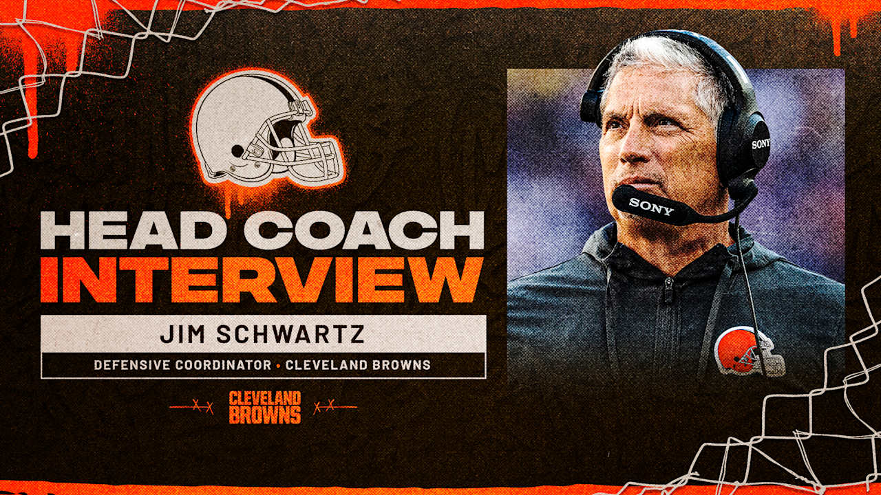Browns interview defensive coordinator Jim Schwartz for head coach