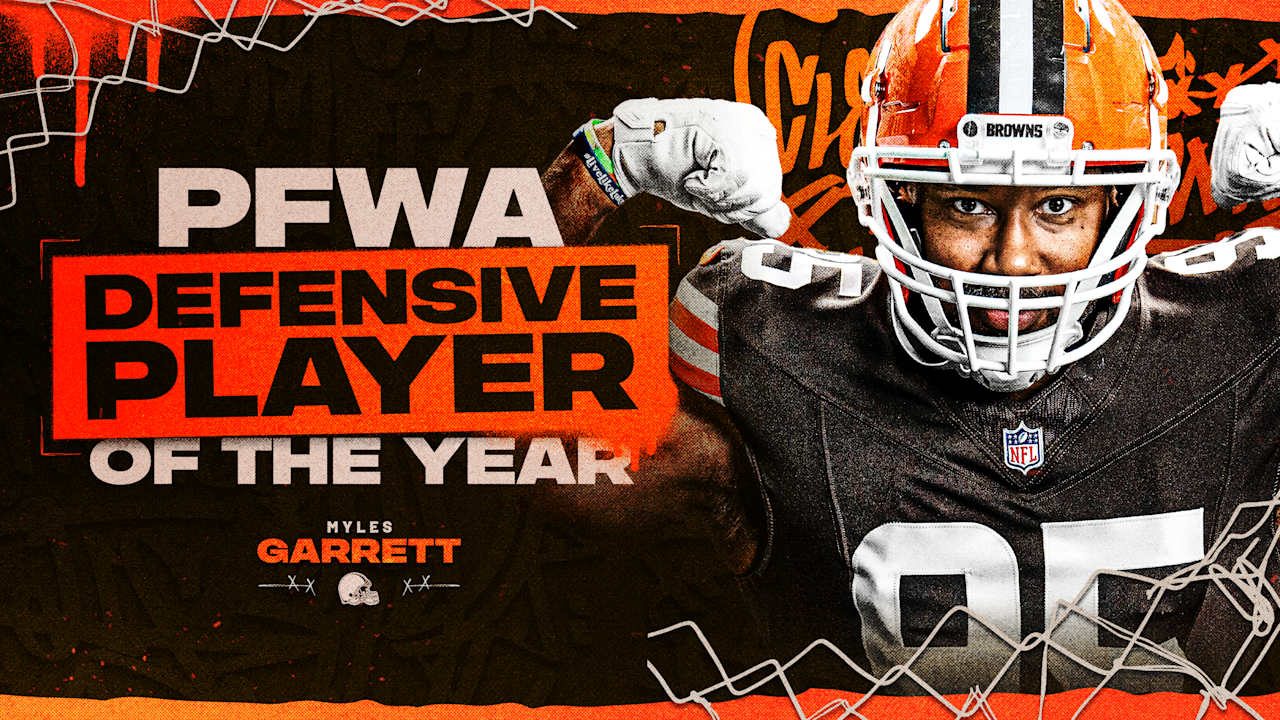 Myles Garrett voted PFWA 2025 Defensive Player of the Year