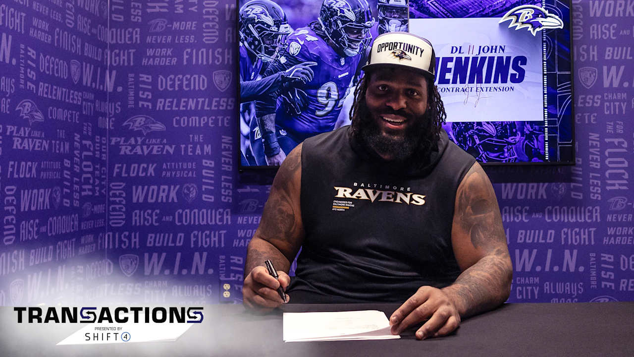 Ravens Reach Contract Extension With John Jenkins