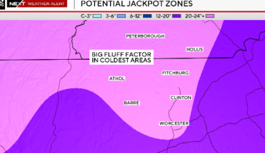 How much snow is Boston getting this weekend? Here's a closer look at the Massachusetts forecast.